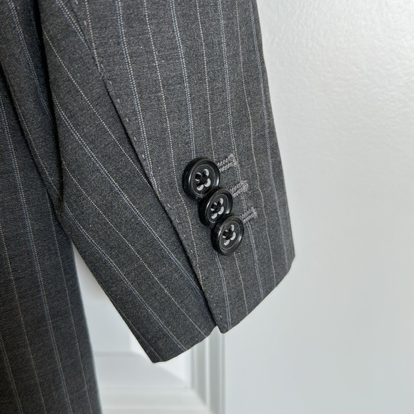 Banana Republic Pinstriped Suit Jacket - Picture 4 of 7
